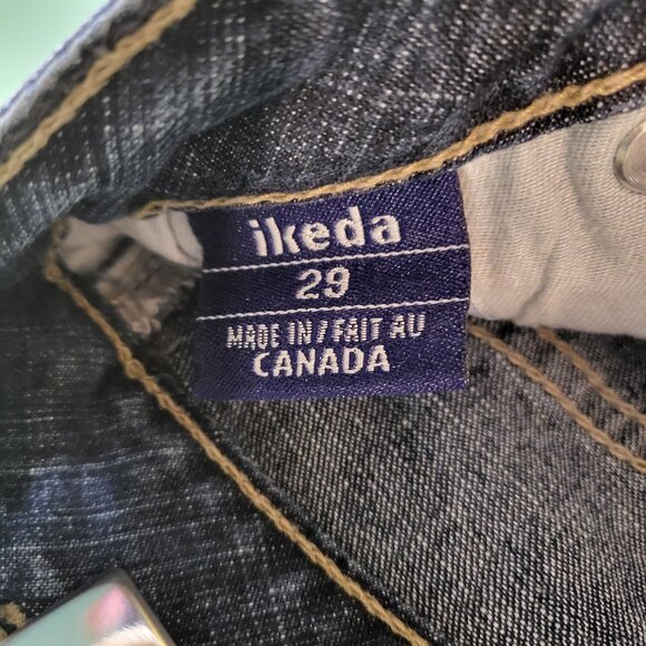 ikeda denim skirt size 29 - made in Canada - Picture 7 of 7